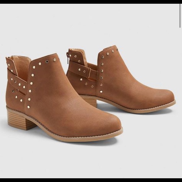 Lane Bryant dream cloud blk embossed cut out booti - Picture 2 of 7